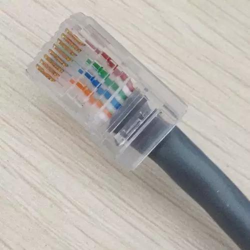 網線8芯接入水晶頭 不按線序可以嗎？